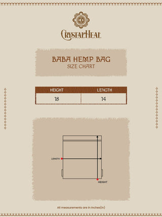 Baba Hemp Bag - Crystal Heal