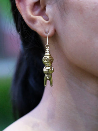 Primitive Earrings - Crystal Heal