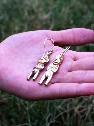 Primitive Earrings - Crystal Heal