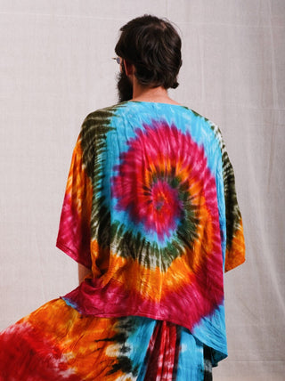 Rainbow tie-dye T-shirt - Crystal Heal