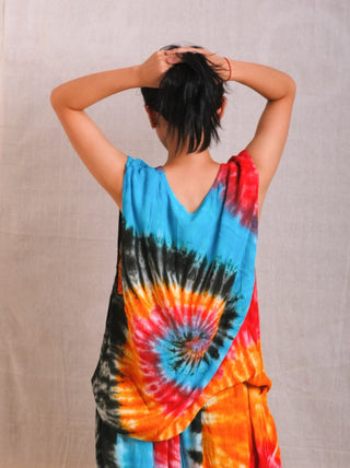 Rainbow Tie-dye Vest - Crystal Heal